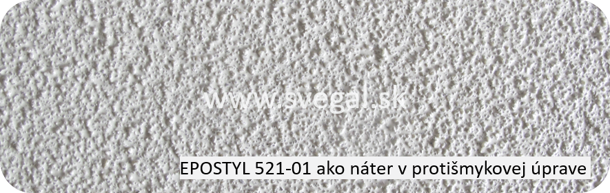 Epoxidová náterová hmota Epostyl 521-01 ako náter v protišmykovej úprave. Použitý hrubý kremičitý piesok.