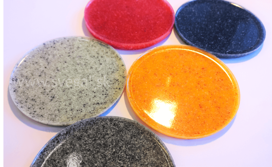 Farebné vzorky epoxidovej liatej podlahy EPOSTYL GRANIT