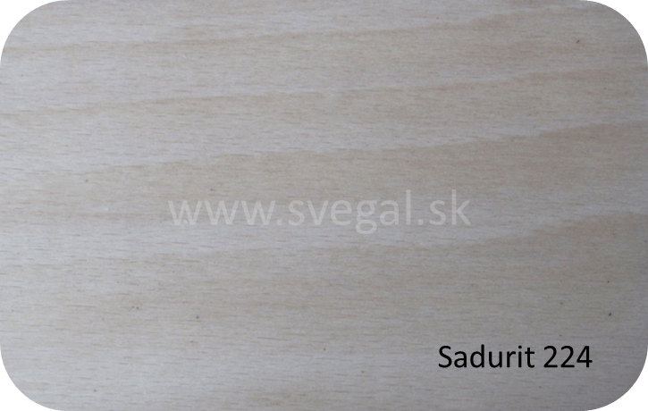 Epoxidový lak Sadurit 224 vzorka na dreve.