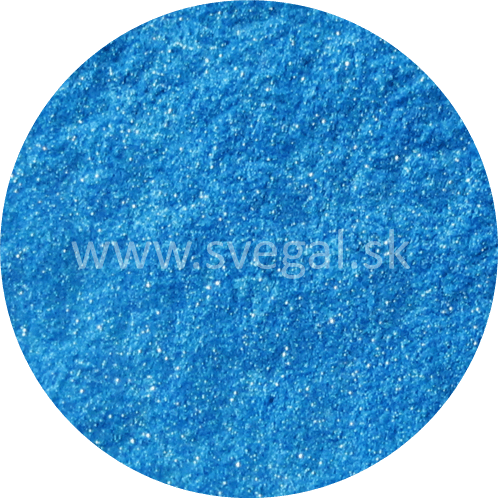 Metalický pigment Art Resin modrý, použiteľný na výrobu efektných metalických odliatkov.