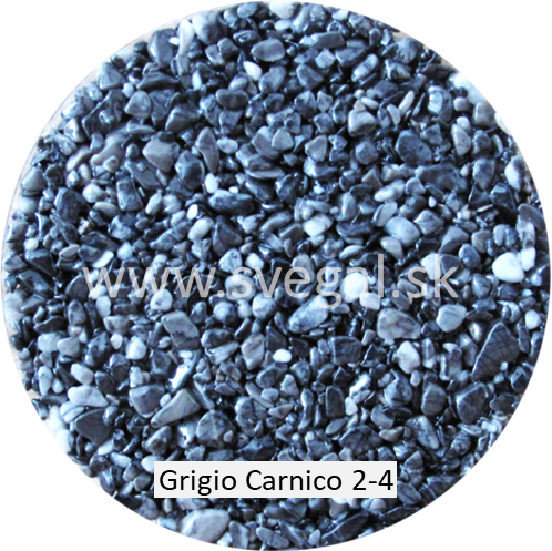 Kamenivo Grigio Carnico 2/4, pre kamenné koberce.