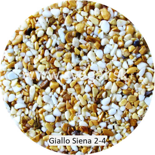 Giallo Siena 2/4, pre použitie v kameninových kobercoch.