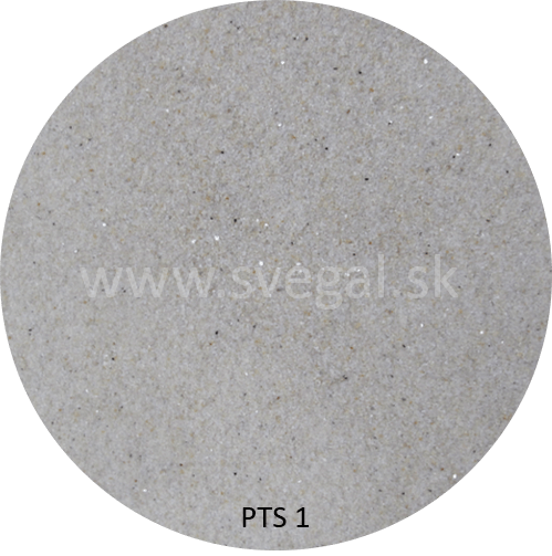 Kremičitý piesok PTS 1 frakcie 0,1 – 0,5 mm.