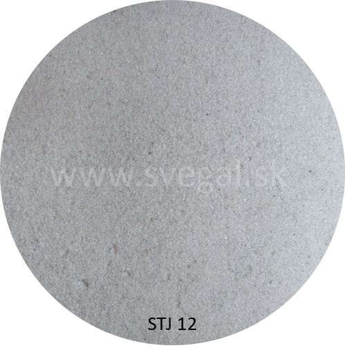 Sušený kremičitý piesok STJ 12 zrnitosť 0,063 - 0,315 mm.