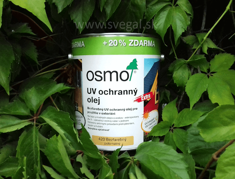 Produkt OSMO 420 UV v prírode